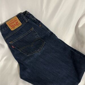 Levi's Men's Dark Indigo Straight Jeans